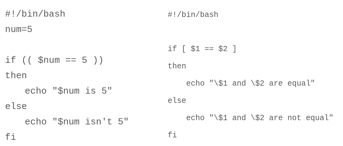 if statements